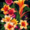 Tropical Flora Paint Numbers