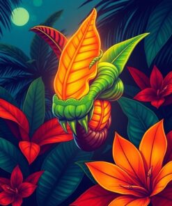 Monstera Ring Paint Numbers