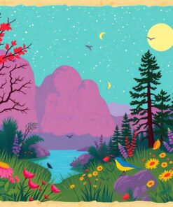 Illuminated Vintage Field Guide Paint By Numbers