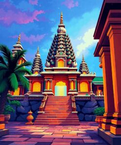 Temple Stone Paint Numbers