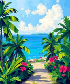 Martinique Afternoon Paint Numbers