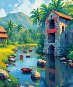 Mill Ruins Paint Numbers