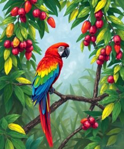 Macaw Canopy Paint Numbers