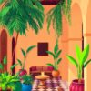 Tropical Riad Paint Numbers