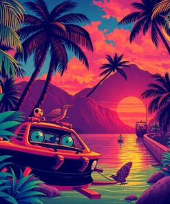 Tropical Wild Paint Numbers