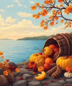 Autumn Vintage Paint Numbers