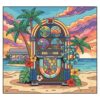 Island Diner Record Machine Paint By Numbers