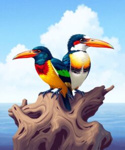 Avian Duo Paint Numbers