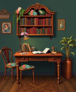 Writer Desk Paint Numbers