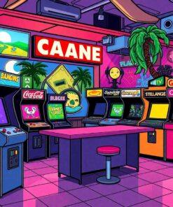 Gaming Lounge Paint Numbers