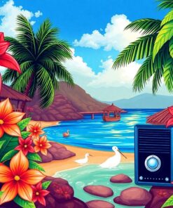Island Melodies Radio Paint By Numbers