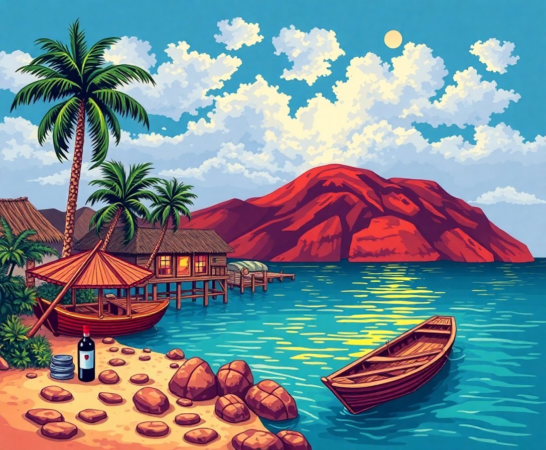 island-mystery-and-rum-paint-by-numbers-kit-vintage-art