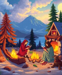 Fireside Glow Paint Numbers