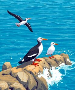 Bird Stopover Paint Numbers