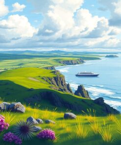 Island Paddock Gale Approaching Paint By Numbers