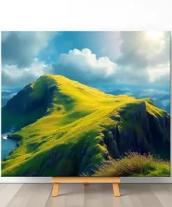 Island Paddock Gale Approaching paint by numbers