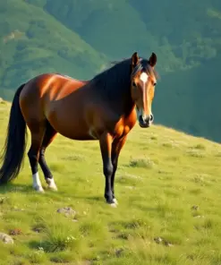 Island Pasture Horse Paint By Numbers