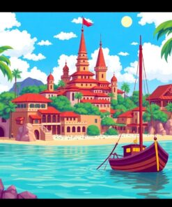 Island Prize Broadcast Screen Paint By Numbers