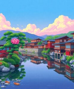 River Japan Paint Numbers