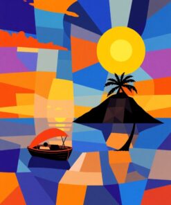 Retro Cubism Paint Numbers