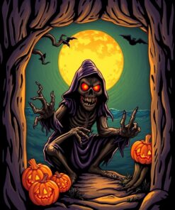 Terror Carving Paint Numbers