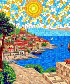 Vintage Mosaic Paint Numbers