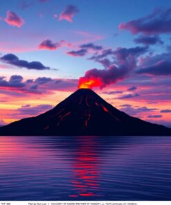 Volcano Twilight Paint Numbers