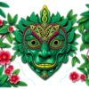 Jadeite Mask Jungle Map Paint By Numbers