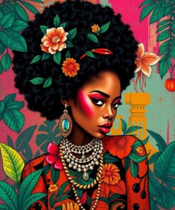 Vintage Diva Paint Numbers