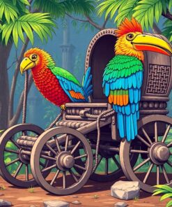 Ancient Chariot Paint Numbers