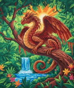 Jungle Drake Mahogany Roost Paint By Numbers