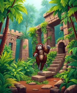 Monkey Playground Paint Numbers