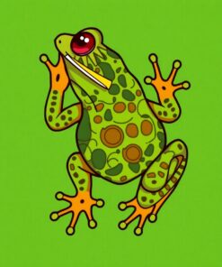 Tumbaga Frog Paint Numbers