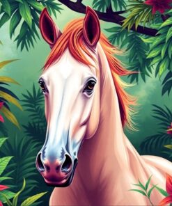 Realistic Equine Paint Numbers