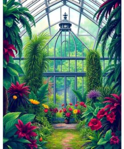 Victorian Glasshouse Paint Numbers