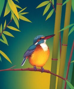 Tropical Bamboo Paint Numbers