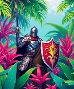 Tropical Fronds Paint Numbers