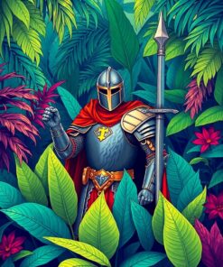 Tropical Ferns Paint Numbers