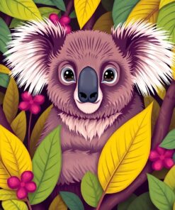 Tropical Ferns Paint Numbers