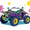 Lacing Tropical Disco Quads Paint By Numbers