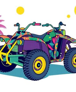 Lacing Tropical Disco Quads Paint By Numbers