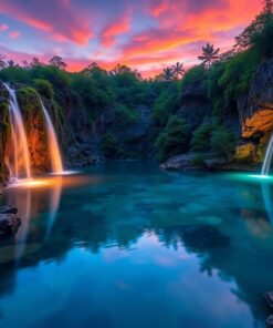 Lagoon At Twilight Paint By Numbers