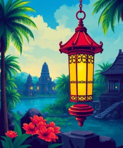 Tropical Ruins Paint Numbers