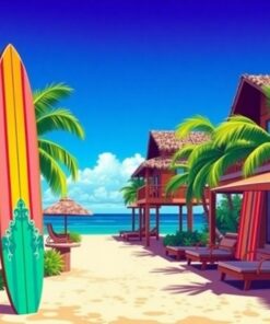 Resort Longboards Paint Numbers