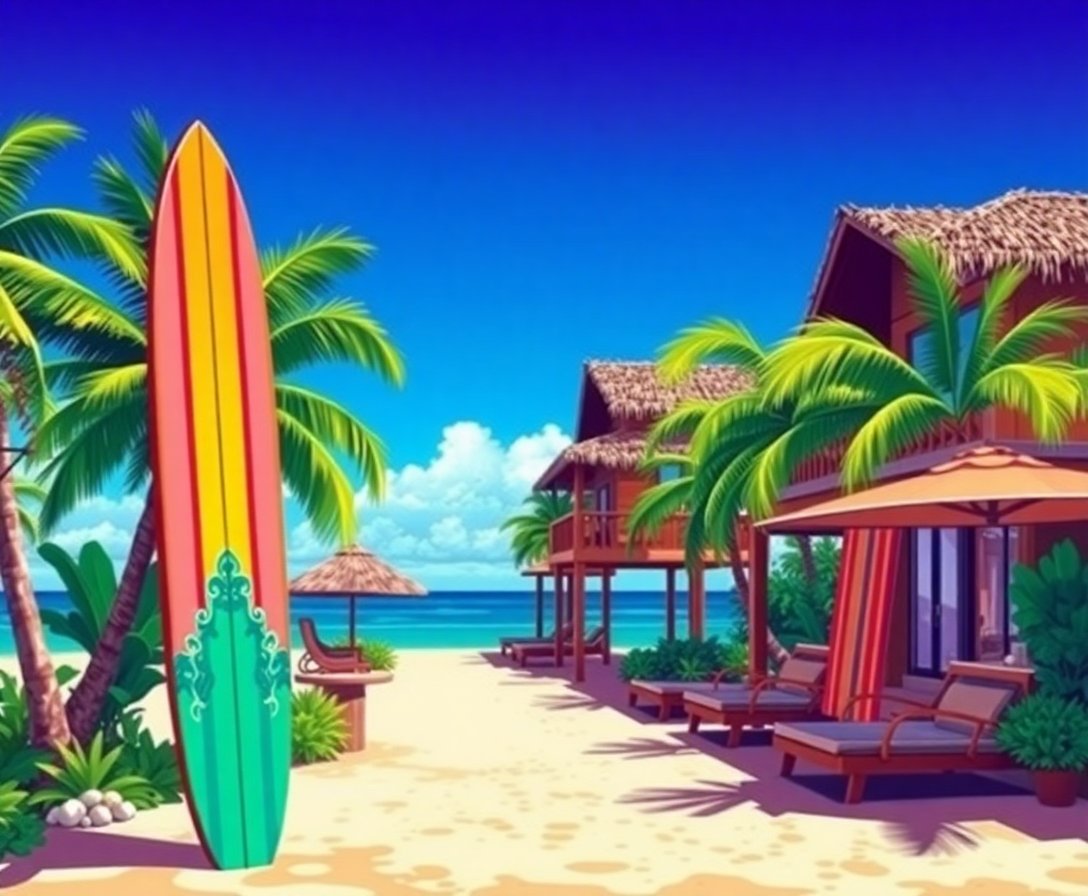 Resort Longboards Paint Numbers Resort Longboards Paint Numbers