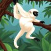 Canopy Sifaka Paint Numbers