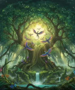 Leaving The Emerald Canopy paint by numbers