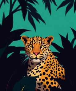 Monstera Shadows Paint Numbers