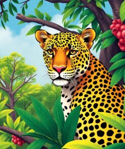 Tropical Baobab Paint Numbers