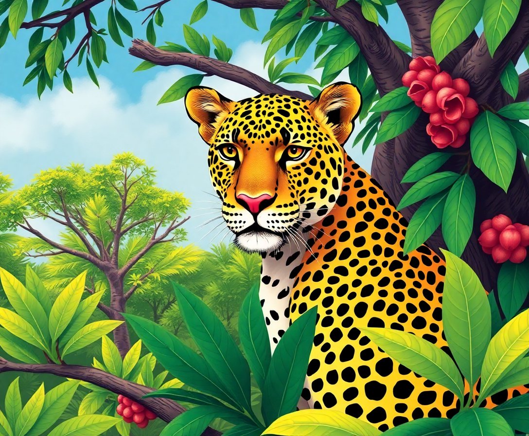 Tropical Baobab Paint Numbers Tropical Baobab Paint Numbers